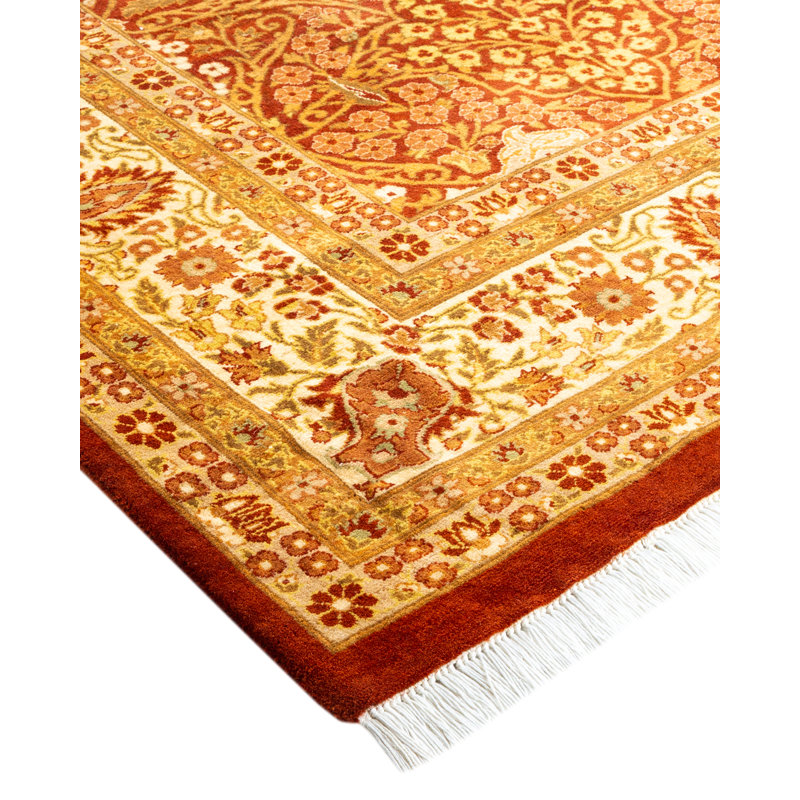 Classic One-of-a-Kind 6' 1" X 8' 10" Hand Knotted Area Rug