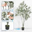 Olive artificielle avec feuilles et fruits réalistes pour l'intérieur et l'extérieur-217116458