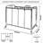 Laundry Sorter Hamper with Wheels, Heavy-Duty Rolling Cart with Lockable Casters, 4 Removable Waterproof Bags, 4-Section, Beige