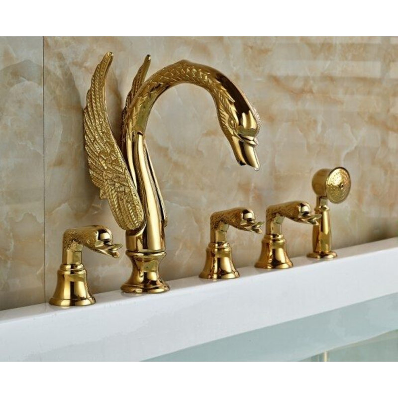 Support de douche Juno Gold Swan