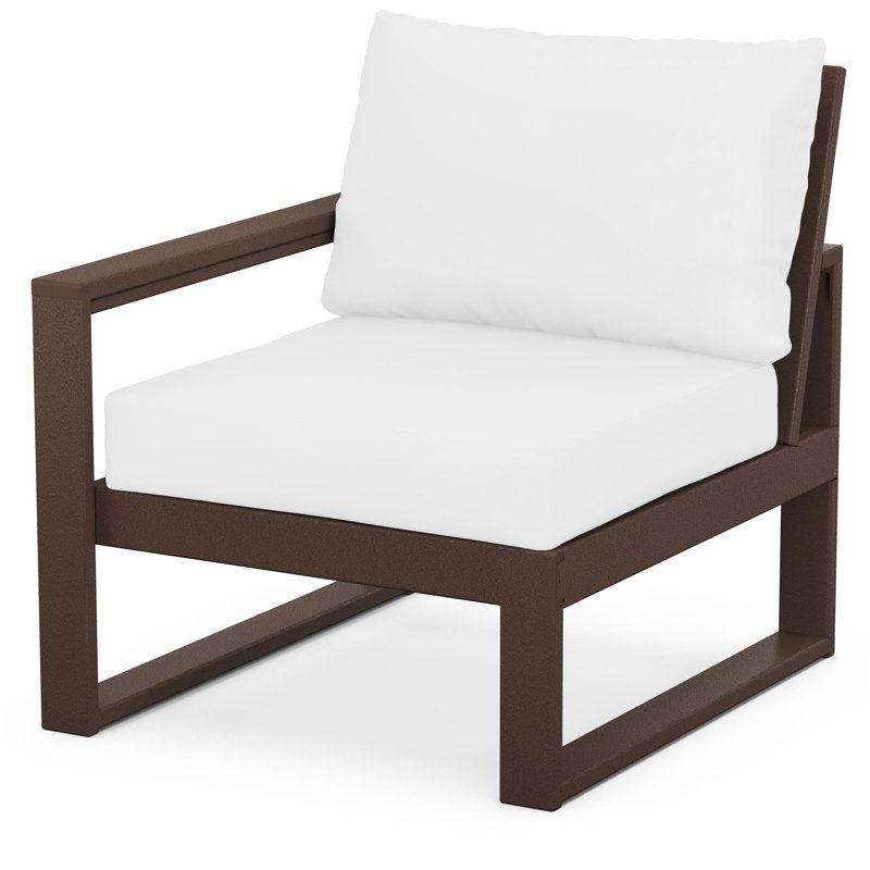 POLYWOOD Outdoor Lounge Chair, Sand, Natural
