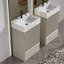 Meuble-lavabo rayé gris en cachemire 20 po avec lavabo en céramique, armoire de salle de bain autoportante pour salle de bain moderne, KD-466666199