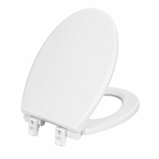 Siège de toilette allongé à dégagement rapide magnétique