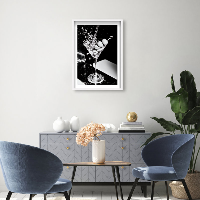 Chill Time III Print by Oliver Gal, 25.5"H x 17.5"W, White Shadowbox