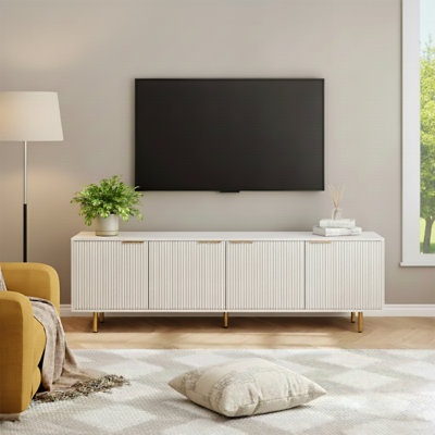 High Gloss TV Stand for TVs up to 70"