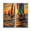 Boating Bliss II - sports nautiques, impressions sur toile 2 panneaux