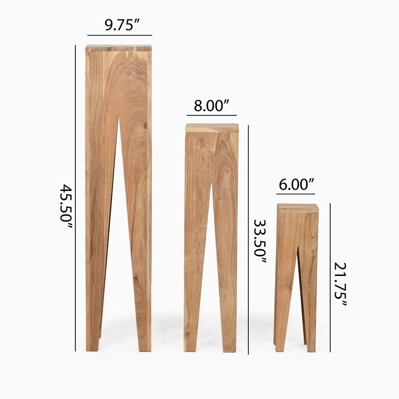 Natural Nesting Tables