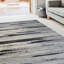 Deneco Grey Watercolour Rug-2047063903
