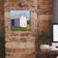  «Bucolique Structure 1» par Carol Young, art mural sur toile, 12 po x 12 po