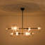 Lustre spoutnik en verre 8 lumières à intensité variable-570428653