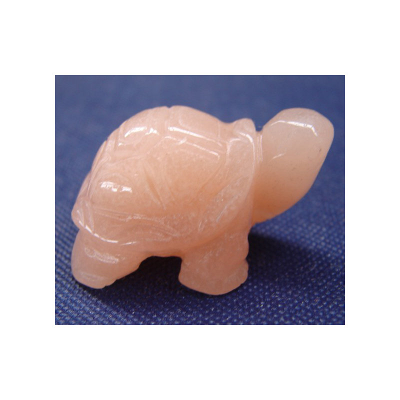 Figurine tortue Alli, Rose quartz