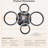 Bulmer Modern Flush Mount Ceiling Fan with Dimmable LED Light Kit,RC,Reversible Blades,6 Speeds - 4 Rings