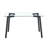 Glass Dining Table  Transparent