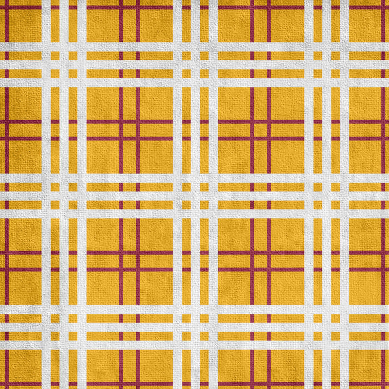 Bath Towel, Yellow/Red/White, Polyester/Cotton Blend