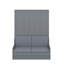 Grand lit escamotable mural avec coussin-341026598-341026597