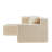 Lova 3 Seaters Chaise Cushion Couch Left - Beige