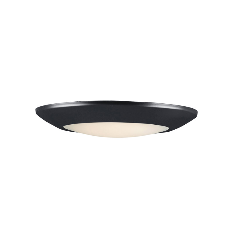 Diverse-Flush Mount, 1.25" H x 9.25" W x 9.25" D, 18 W, Black