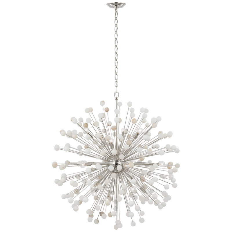 Lys 18 - Light Solid Brass Chandelier by Suzanne Kasler
