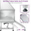 50'' W Stainless Steel Adjustable Dog Grooming Tub