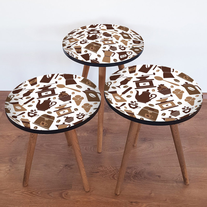 Tables gigognes 3 pieds Barbour
