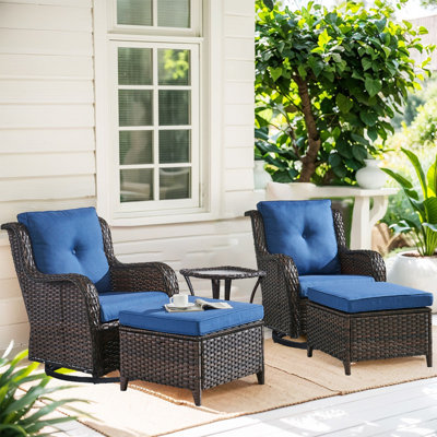 Clyatt 2 - Person Patio Conversation Set with Cushions