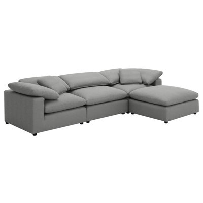 Canapé modulaire 4 pièces Raleigh Gray Boucle