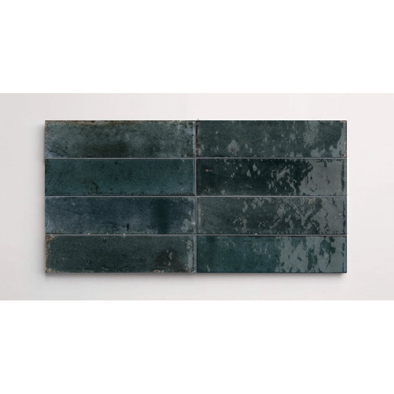 Flatiron 2 3/8" x 9 7/16" Glossy, Blu