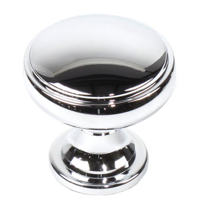 Hand Painted Regal 1 3/16" Diameter Mushroom Knob