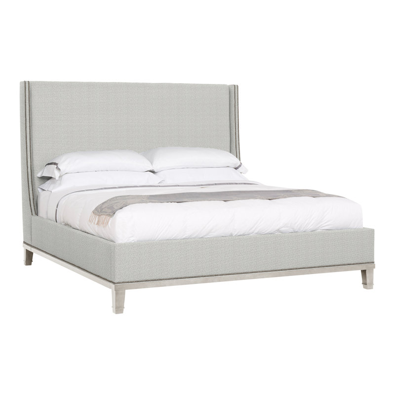 Michael Weiss Cleo Queen Upholstered Bed, Yes, Casa Blanca, Callaloo Cotton