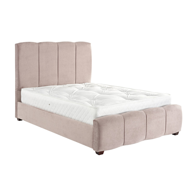 Hockenberry Upholstered Bed, Single (3'), Kensington Lilac