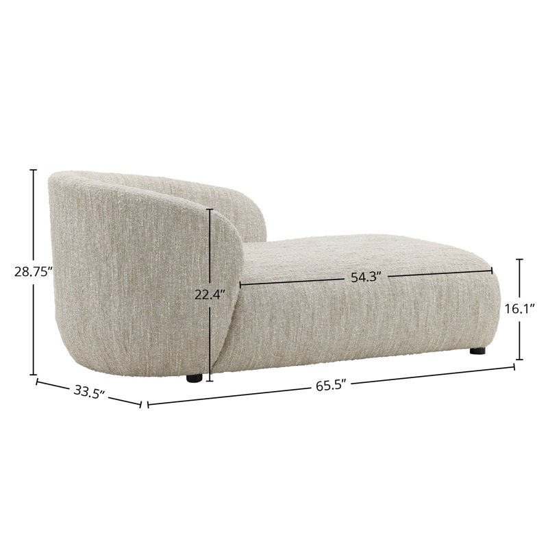 Romy Upholstered Daybed, Beige, Beige
