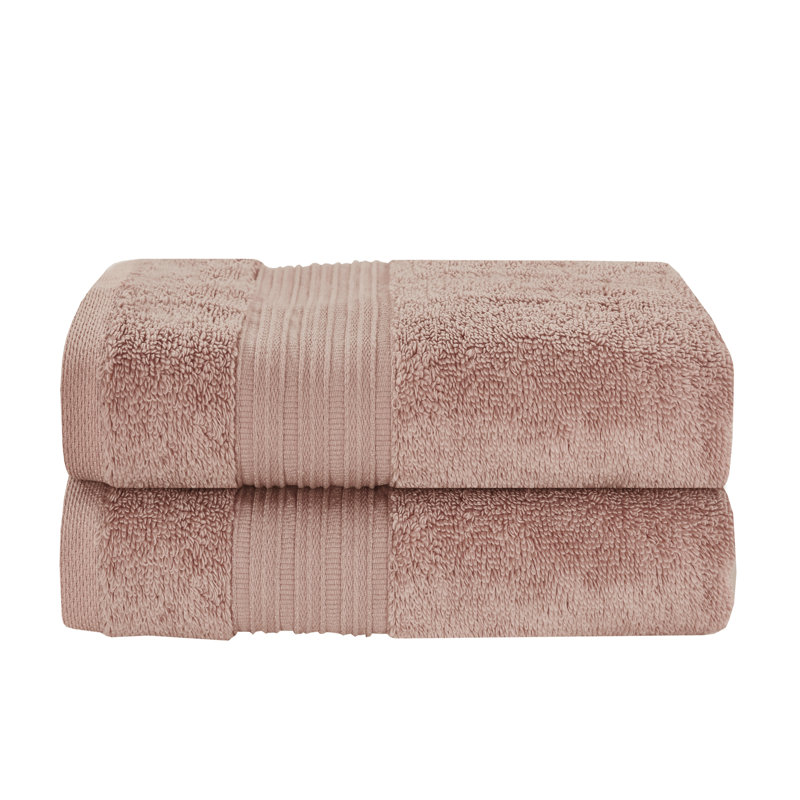 Serra - Towel Hand Towel 2Pc. Set, Dusty Rose