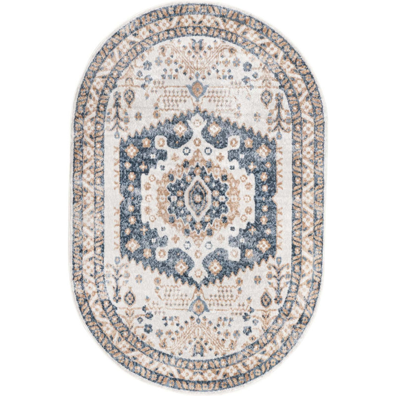 Bracamonte Oriental Indoor Rug, Oval 4' x 6'