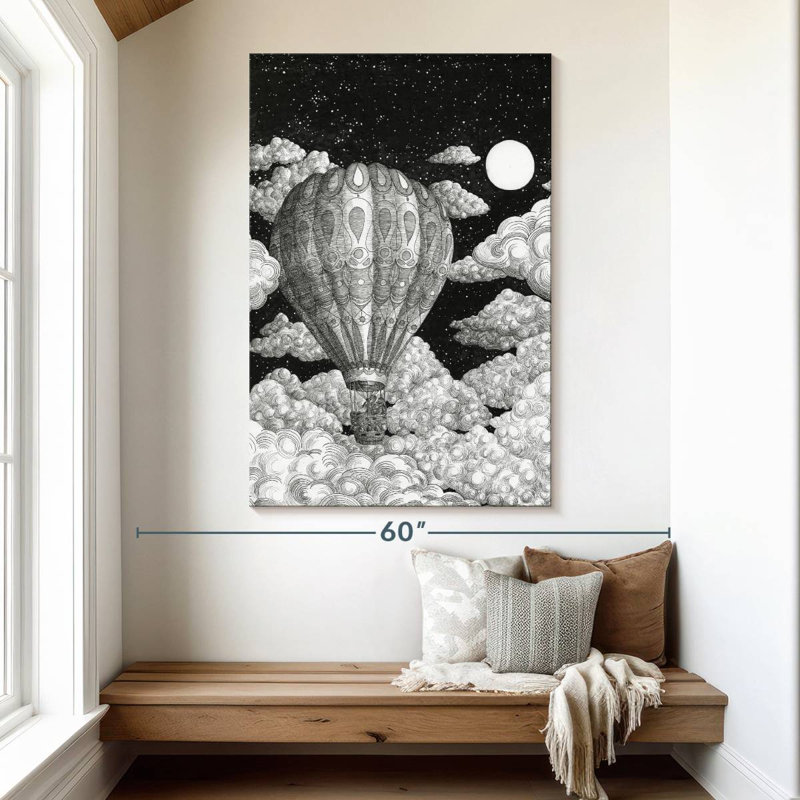 Mehar Hot Air Balloon Adventure Awaits, 51" H x 34" W