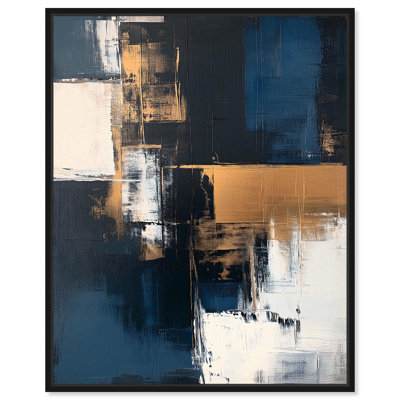 Radiant Blue Dawn I Blue Abstracts by Art Remedy
