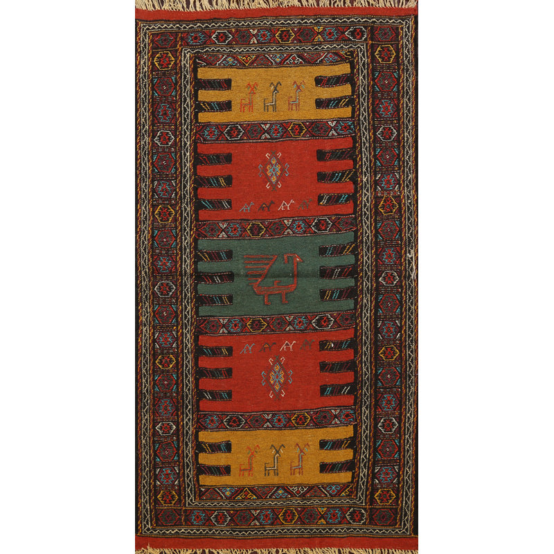One-of-a-Kind 3'6" X 5'9" Wool Area Rug in