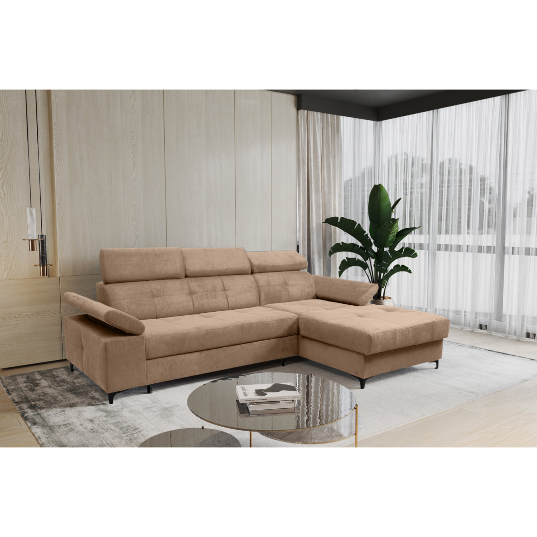 Ecksofa Jaffrey mit Bettfunktion