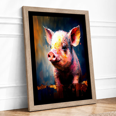 Luminous Pig Modern - Print