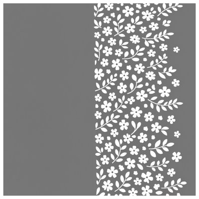 White Floral Pattern Comforter