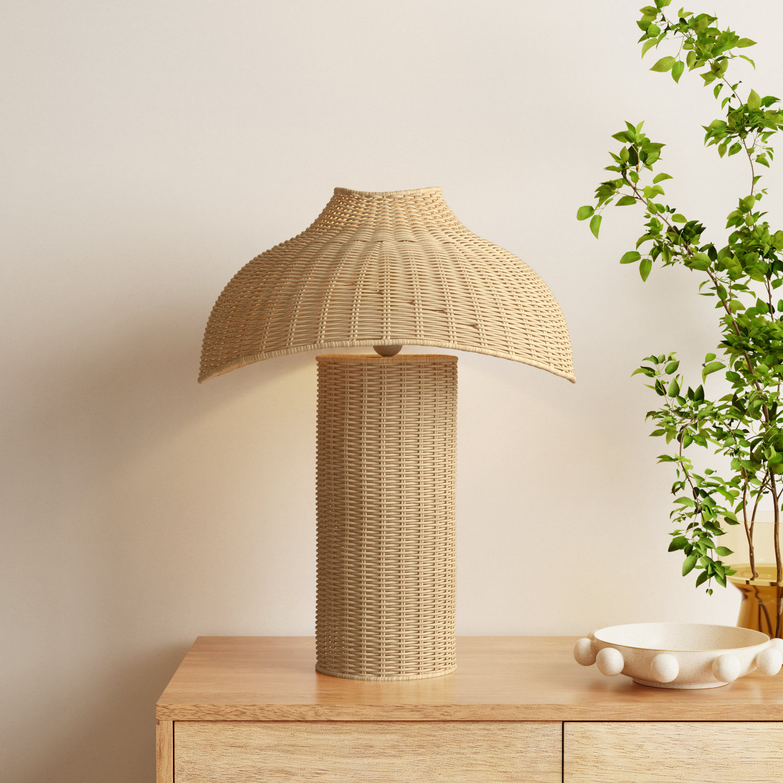 Dickson Wicker/Rattan Novelty Lamp