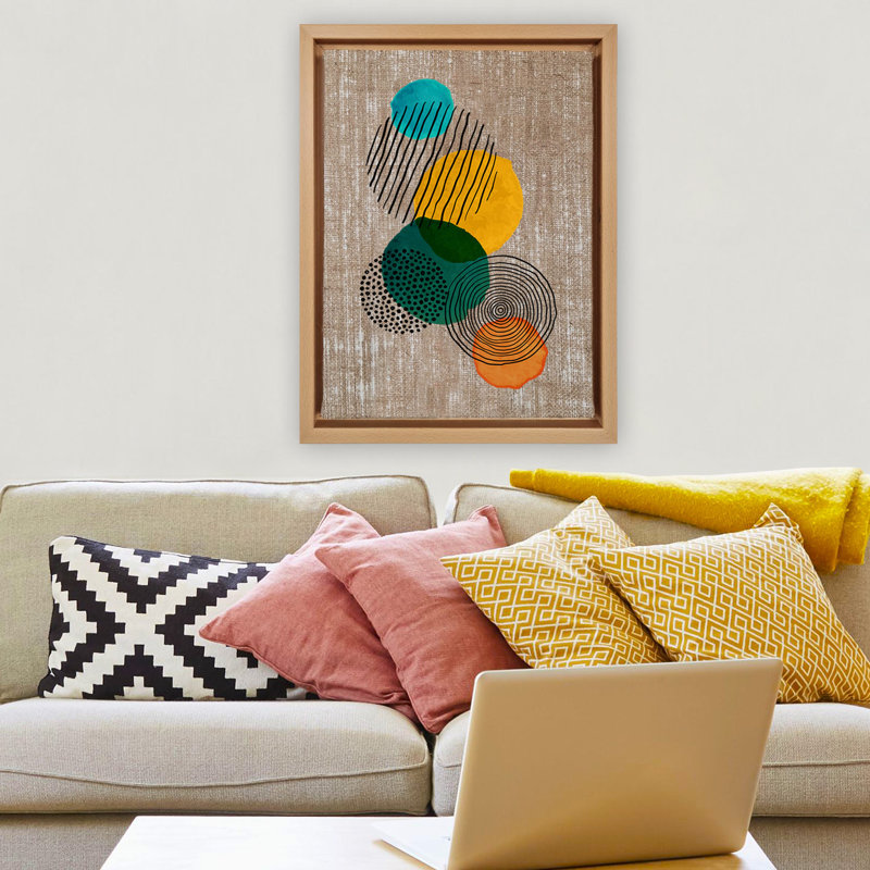 Decorative Canvas Painting, Wood