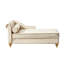 Chaise longue en velours beige avec rangement pratique - Décorez votre espace avec douceur-1430158847