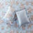 Piece King Bedding Sets, Blue Floral Microfiber Comforter for Bedroom