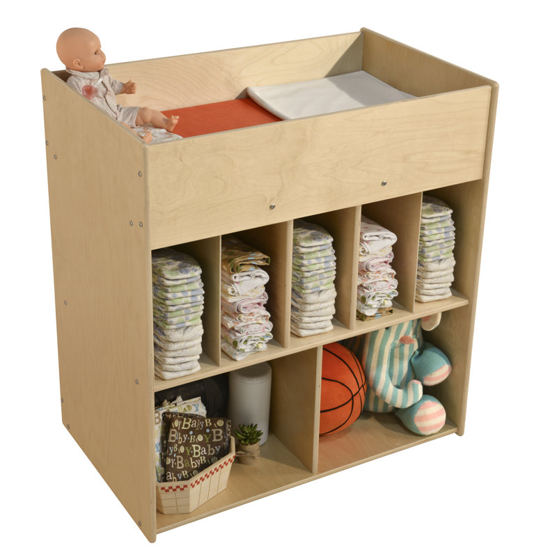 Contender Economy Diaper Changing Station with Shelves- RTA