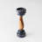 Handcrafted Marble & Wood Black Pillar Candleholder-1959597521