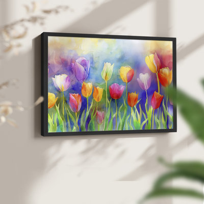 Floral Series-C -Framed Print - Restickable