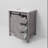 Marsyas 30 in W x 22 in D Single Bath Vanity with Marble Top-50208048-50208049