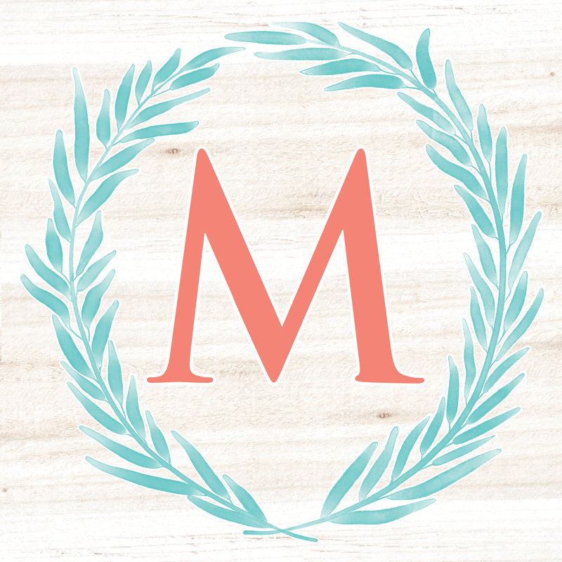 Laurel Wreath M - Wrapped Canvas Print, 30cm H x 30cm W x 3.8cm D