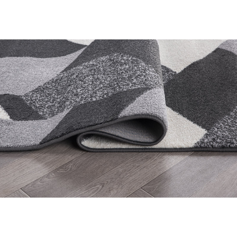 Ave Rectangle Geometric Indoor / Outdoor Area Rug, Rectangle 1'11" x 3'11"