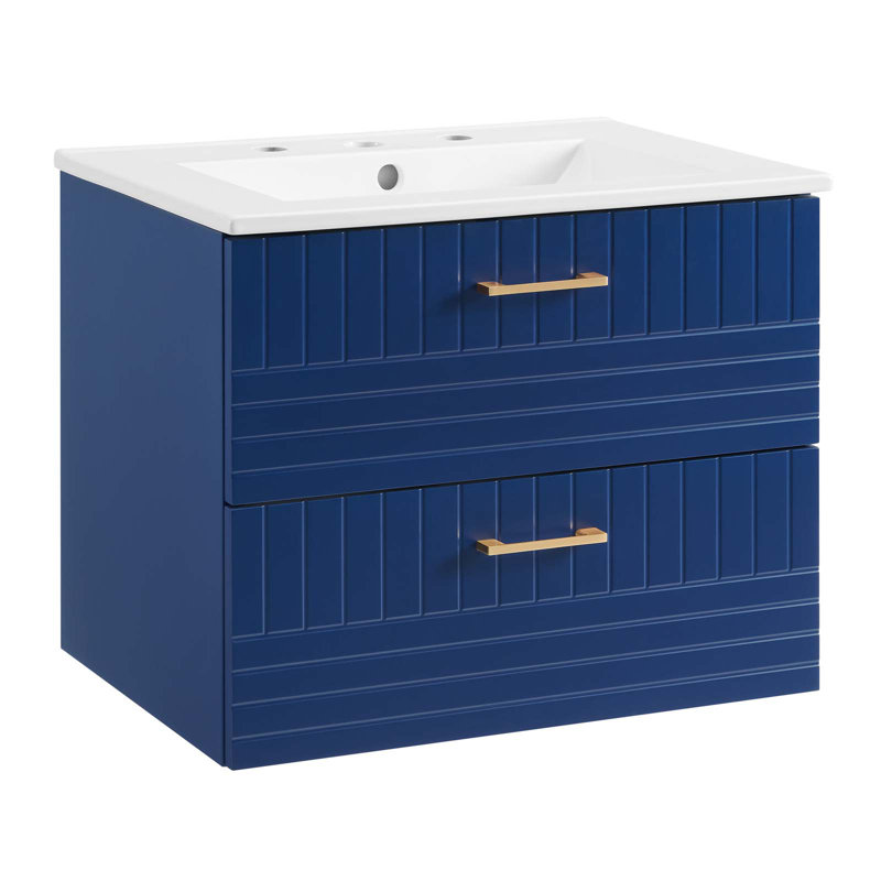 Meuble-lavabo 24 po Day Break par Modway, Bleu